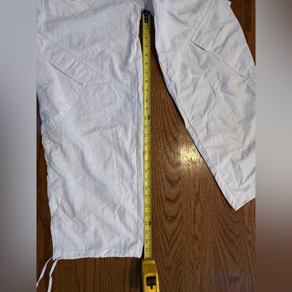 No Boundaries White Lightweight Windbreaker Cargo Pants - Picture 6 of 6